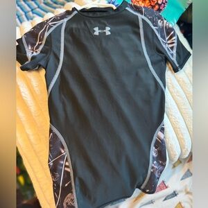 Under Armour Black and White Performance Top